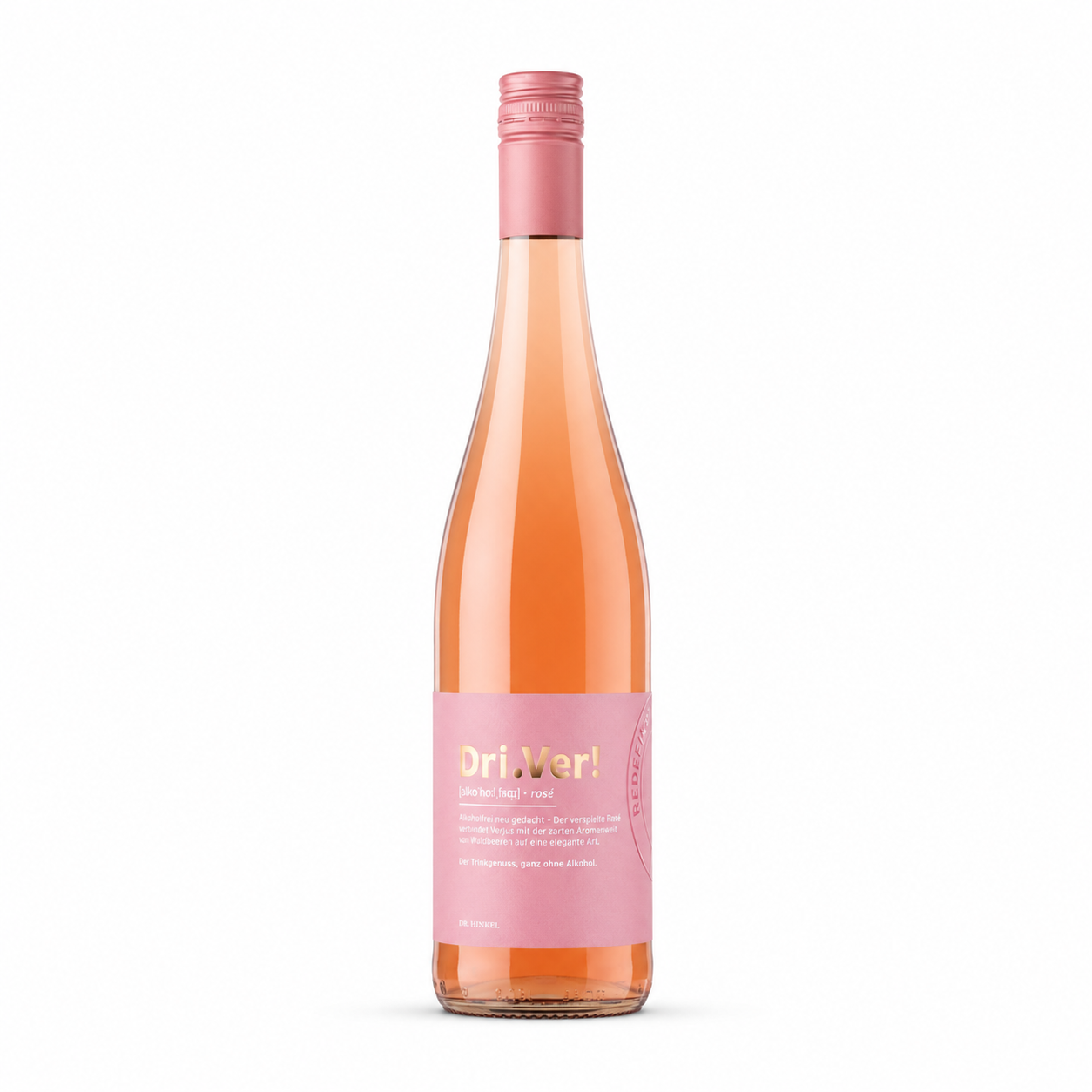 Dri.Ver! Rosé – alkoholfreier Roséwein vom Weingut Dr. Hinkel