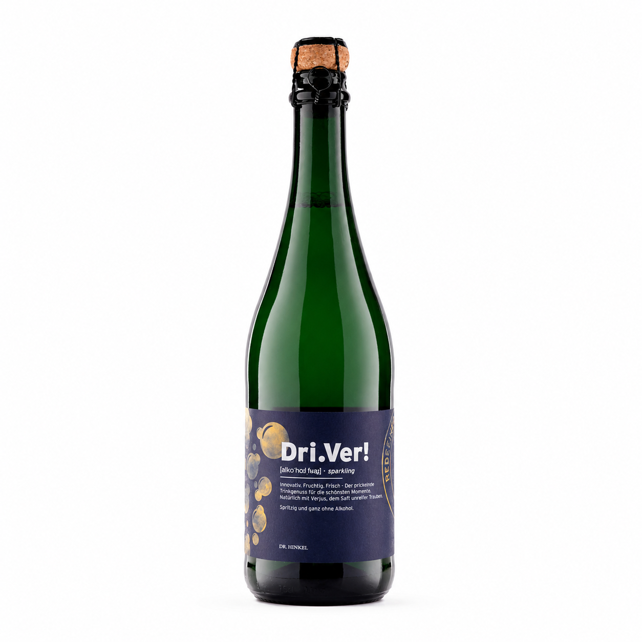 Dri.Ver! Sparkling – alkoholfreier Schaumwein vom Weingut Dr. Hinkel